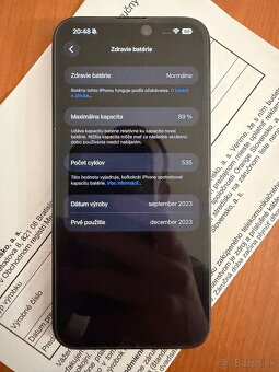 Apple iPhone 15 Pro Max 256gb Top stav - 3