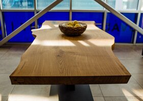 Luxusný dubový jedálensky stôl - 3