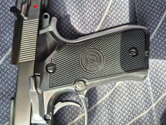 WE airsoft pištoľ GBB BERETTAm92 v.2 LEDBox Green Gas Silver - 3