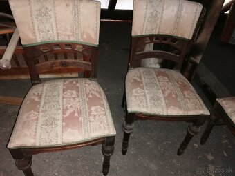 Starožitné stoličky drevené, začiatok 20.stor. - 3