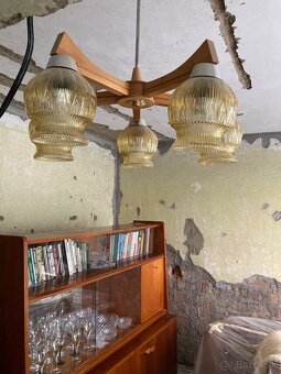 Retro stropná lampa - ČSSR 60.-70.roky - 3