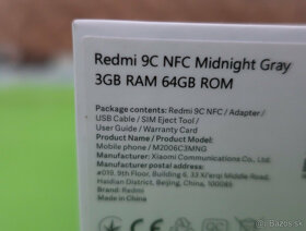 Xiaomi Redmi 9C NFC 3GB/64GB Midnight Gray - pôvodné balenie - 3