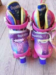 Detské kolieskové korčule pink - 3