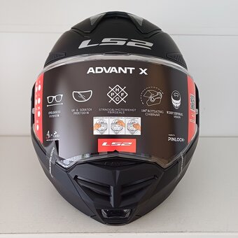Silniční překlápěcí helma na moto LS2 Advant X - 3