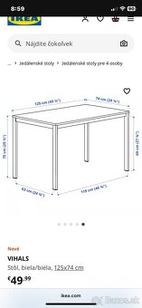 Predam kuchynsky stol Ikea top stav - 3