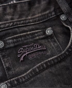 panske riflove sortky, kratasy Superdry velkost W36 - 3