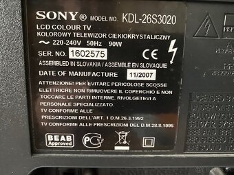 TV sony - 3