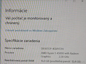 Notebook HP Probook 445 G7, AMD Ryzen 5 4500U, 16GB, 500GB - 3