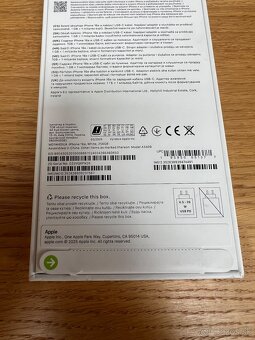 Predám iPhone 16E WHITE 256GB, NEROZBALENÝ, ZARUKA, VOLNY - 3