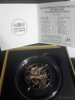 2€ proof Francúzsko 2024 colorovaná - 3