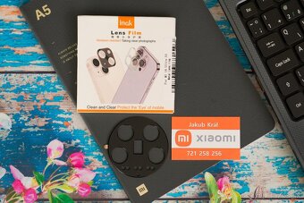Kovová krytka na zadný fotoaparát Xiaomi, Redmi, Poco - 3