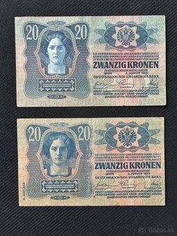 Bankovky, rakusko Uhorsko - 3