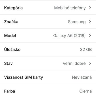 Samsung Galaxy A6 - 3