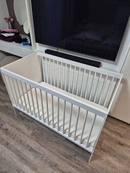 Drevená detská postieľka - 3