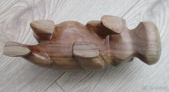 drevenú soška hrocha - 3