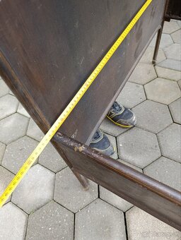 Kovová starožitna posteľ - 3