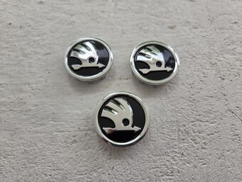 ŠKODA LOGO do volantu 43mm CHROM - 3