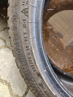 2ks pneumatík Continental 235/40/r19 zimné - 3