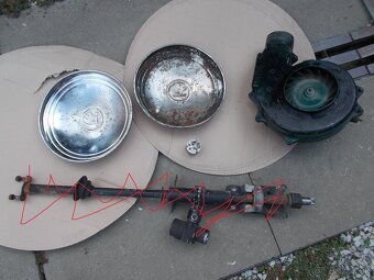 Predam pre skoda 100-110 motor kurenia chrom puklice brzdy - 3