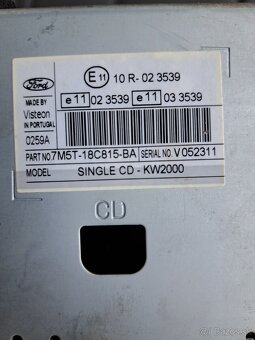 Originál autorádio Ford - 3