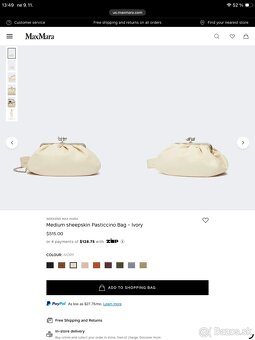 Luxusna kabelka Max Mara weekend pasticcino - 3