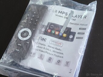 Dotykové autorádio Bluetooth, Mirrorlink, 1 DIN - 3