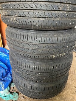 Hliníkové disky 5x112 s letnými pneu 195/65 r15 - 3
