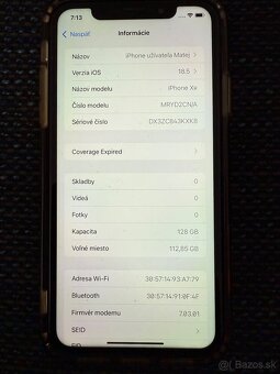 Predám iPhone Xr s kapacitou 128GB v bielej farbe - 3