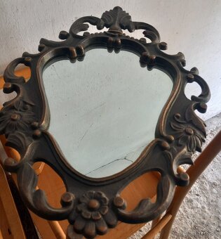 Predám- Zrkadlo kovovy ram - 3