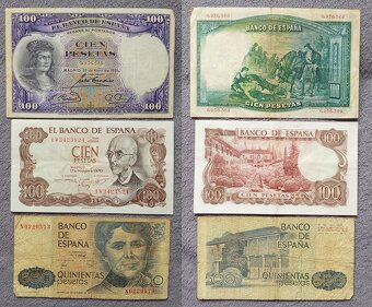 Bankovky Španielsko, Grécko - 3