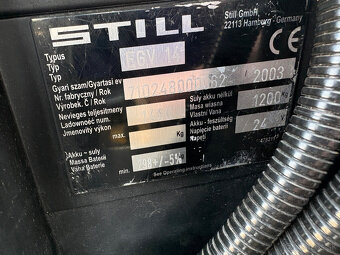 č. 7 Predám ručne vedený VZV Still, EGV14, 2003 - 3