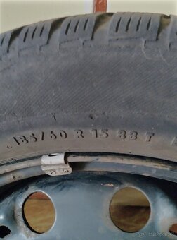 letné pneu 185/60 R15 84H+obuté zimné - 3