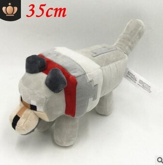 MINECRAFT velky plysak- pavuk, vlk,ocelot - 3