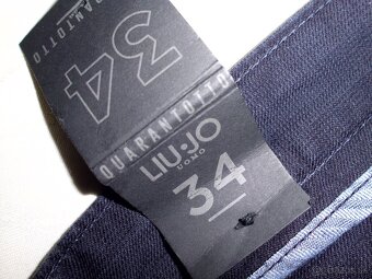 Liu Jo pánske nové krátke chino nohavice M - 3