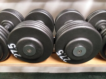 Profi pevné jednoruční činky 2,5-100kg NOVÉ - 3