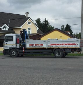 Autodoprava s hydraulickou rukou - 3