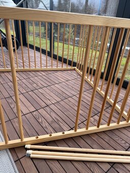 Detská drevená ohrádka 120x120 - 3