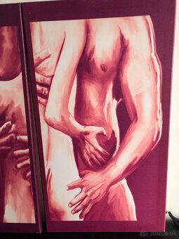 3 obrazy motiv muz zena laska - 3