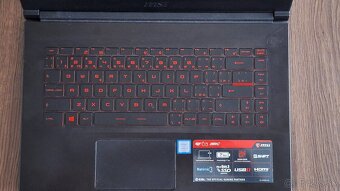 Herný notebook MSI GF63 8RC s 32GB RAM - 3