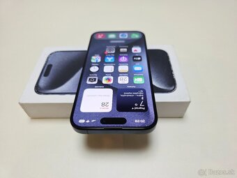 APPLE IPHONE 15PRO 256GB BLUE TITANIUM 256GB,BATERKA 100% - 3