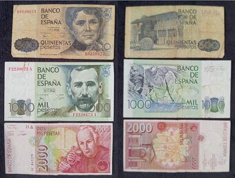 Bankovky Španielsko a Grecko - 3