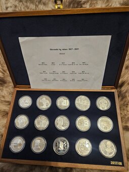 Slovenské strieborné euromince Proof - 3