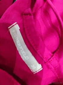 Ružovo bordové krátke letné šaty - 3