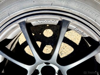 ADVAN Racing 4x100 R17 Elektróny + Pneu 205/50 - 3