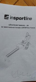 Predám veslovací trenažér InSport Line Yukona - 3