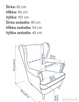 Kreslo IKEA STRANDMON - 3