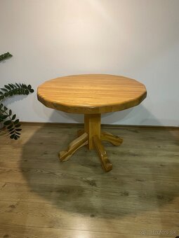 Masivny dubovy stôl - 3