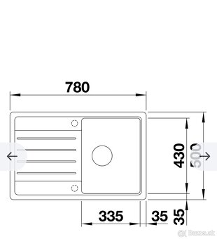 Blanco Legra 45 S Granitový drez - 3