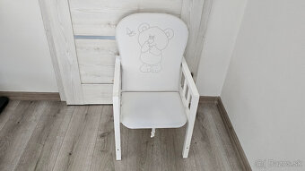 Detský stolík so stoličkou so vzorom macíka - 3