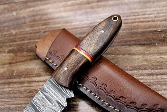 17/ Damaškový lovecký nôž. - 3